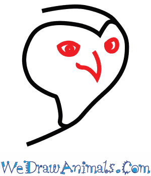 300x350 How To Draw A Snowy Owl