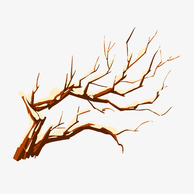 650x651 Winter Falling Snow Trees Illustration Image