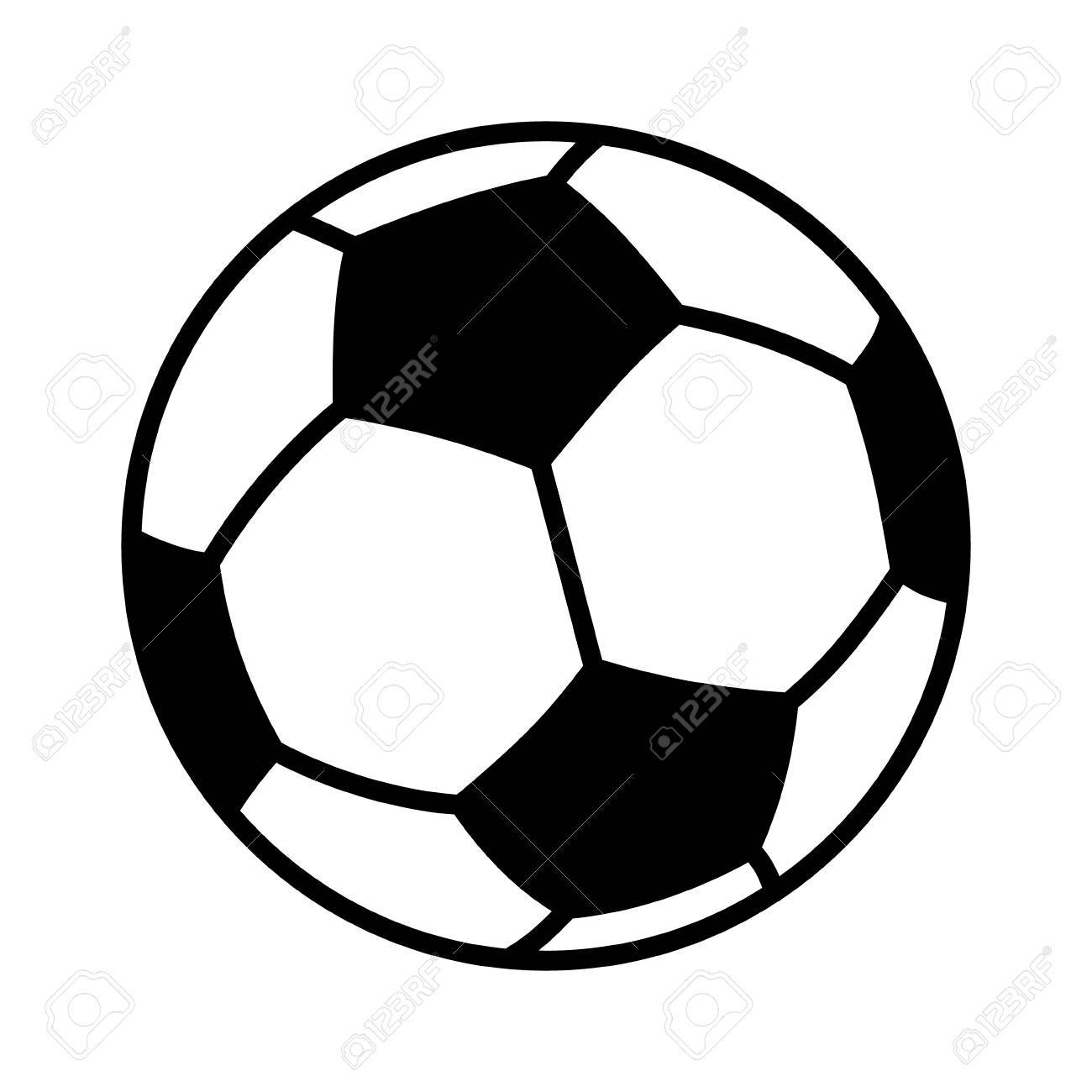 1300x1300 Drawn Football Flat Soccer Ball