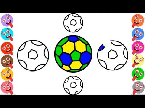 480x360 Football Coloring Pages Learn Colors For Kids