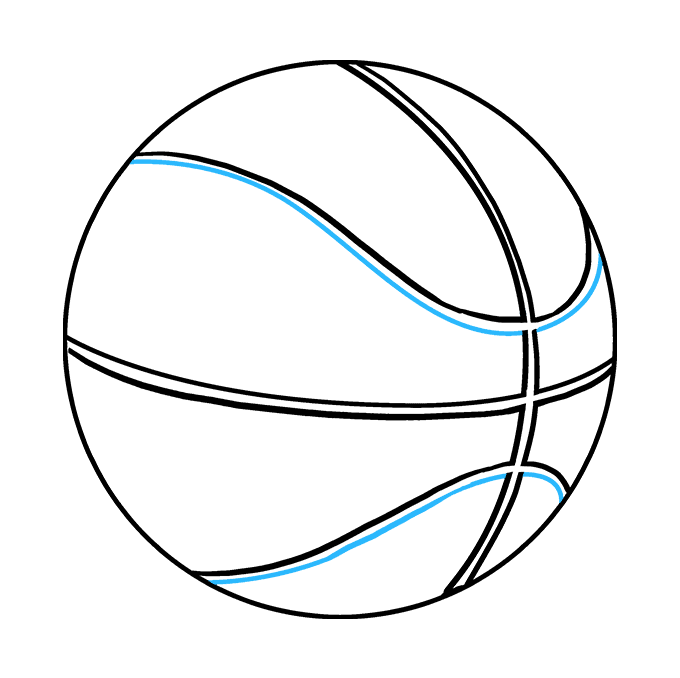 680x678 How To Draw A Basketball