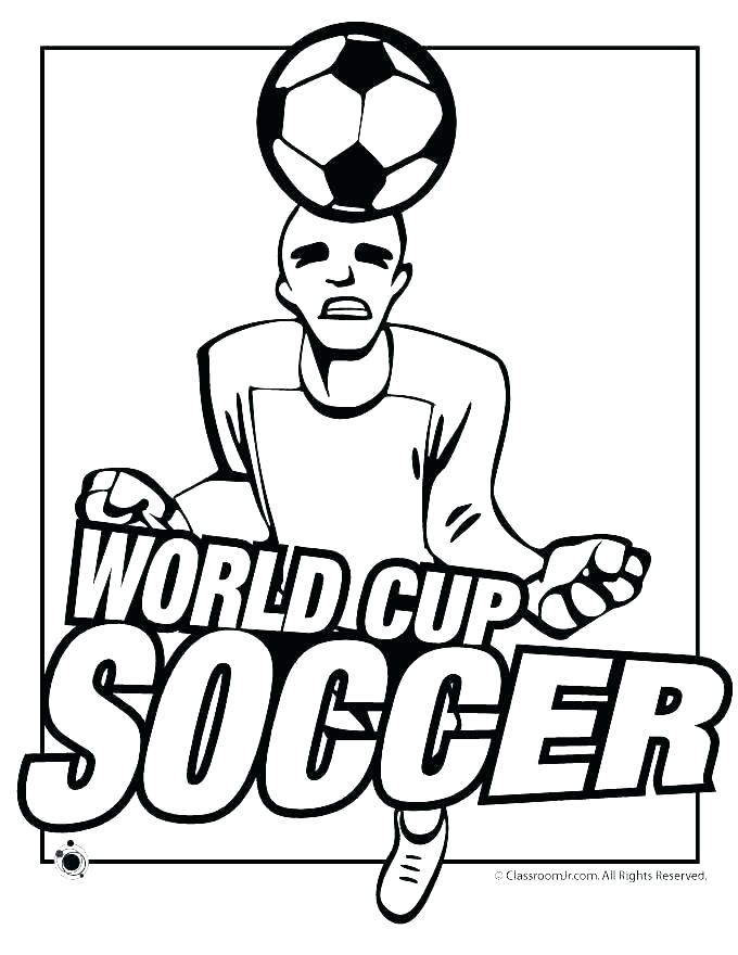 680x880 Coloring Pages Soccer