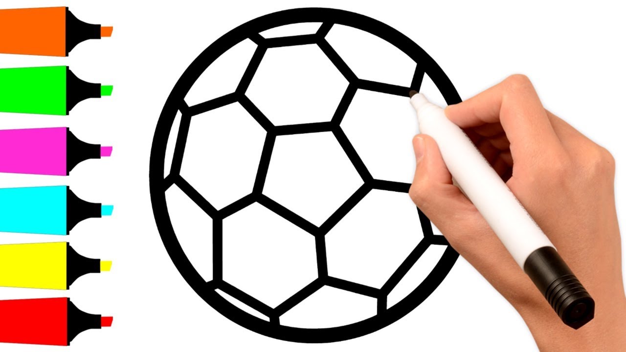 Soccer Ball Drawing Step By Step | Free download on ClipArtMag