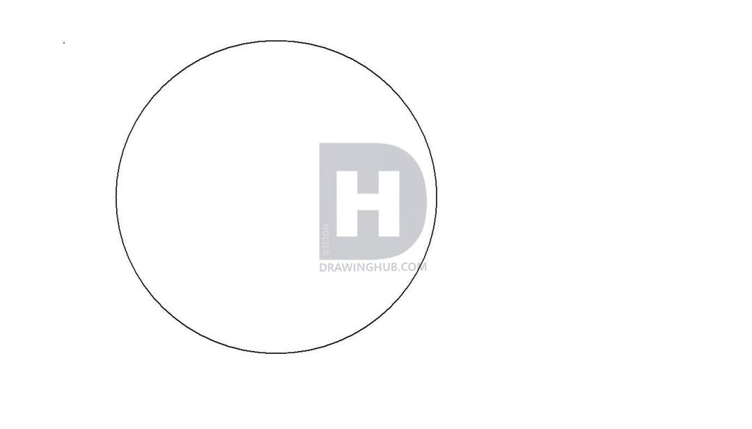 1080x616 How To Draw A Soccer Ball, Step