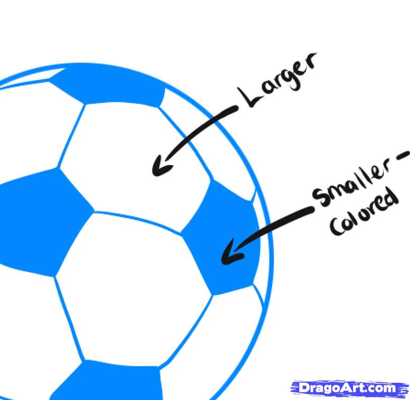 813x794 Step How To Draw Soccer Balls