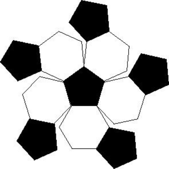 720x720 Soccer Ball Drawing Template