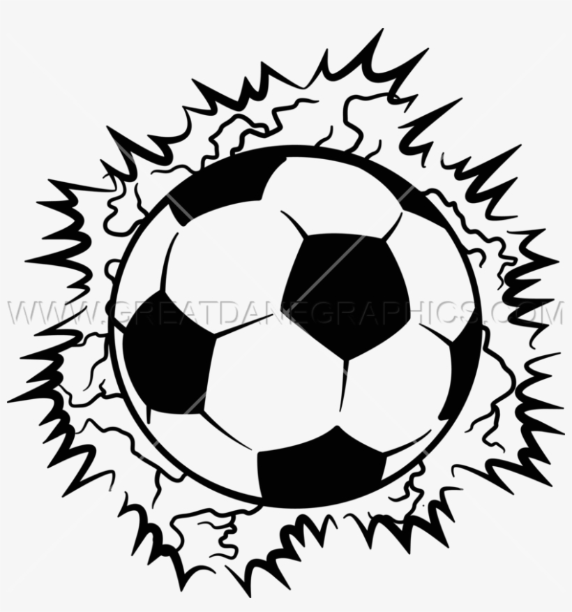 820x877 Lightning Soccer Ball