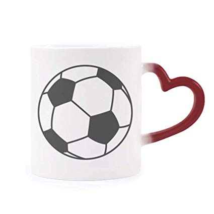 425x425 Football Sport Line Drawing Pattern Morphing Mug Heat