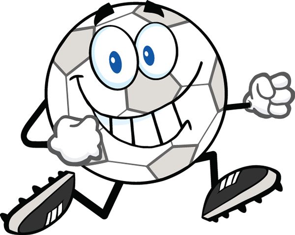 600x479 Soccer Ball Cartoon Character