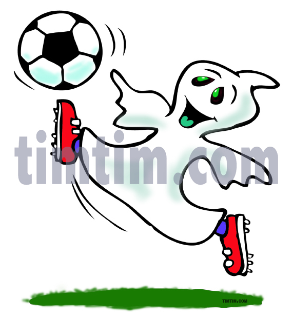 571x620 Free Drawing Of Halloween Ghost Soccer From The Category Easter