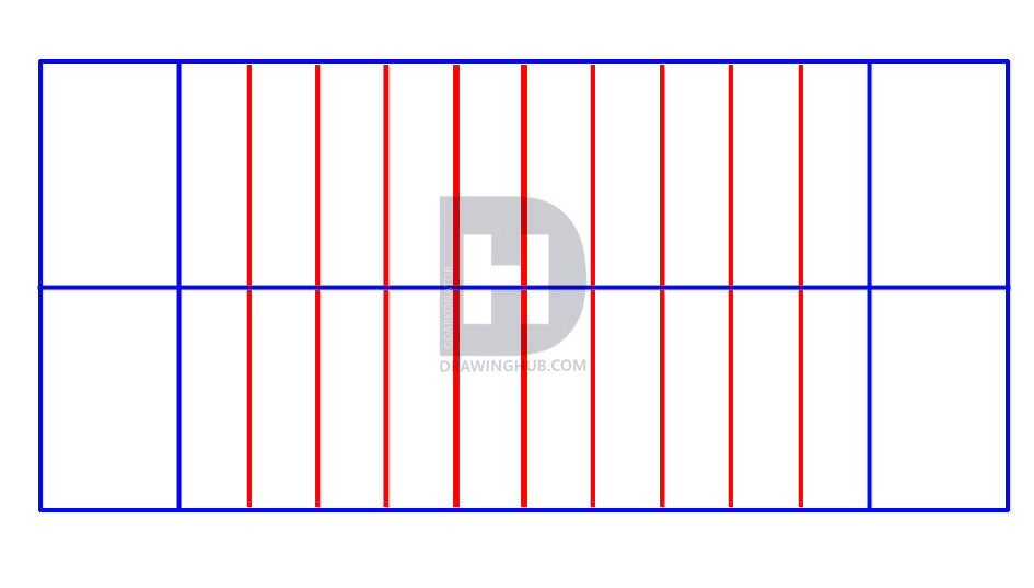 945x537 How To Draw A Football Field, Step