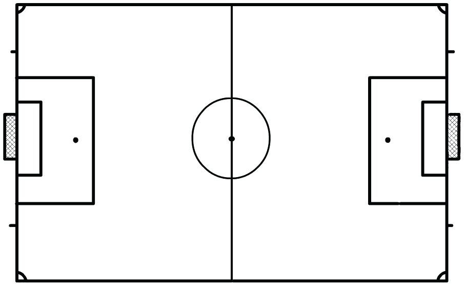 907x559 Image Result For Football Pitch Drawing Black And White