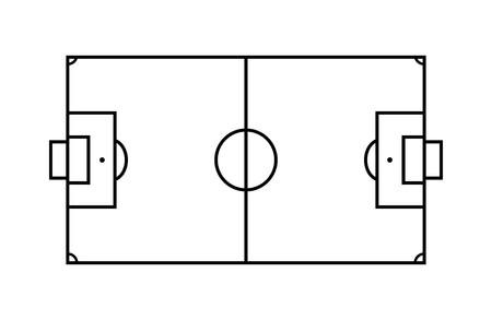 450x293 Outline Soccer Field Royalty Free Vector Graphics