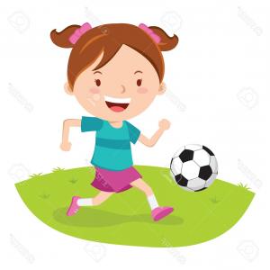 300x300 Hd Soccer Players Silhouettes Of Kids Boys And Girls Drawing