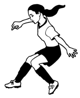 269x330 Soccer Girl Decal Sticker