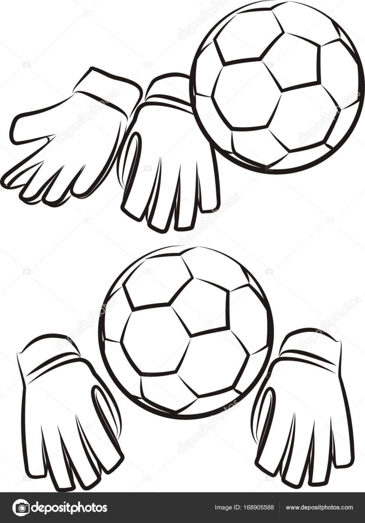 Soccer Goalie Drawing