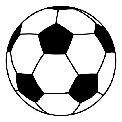 425x425 Soccer Ball Black Vinyl Decal Sticker For Macbook