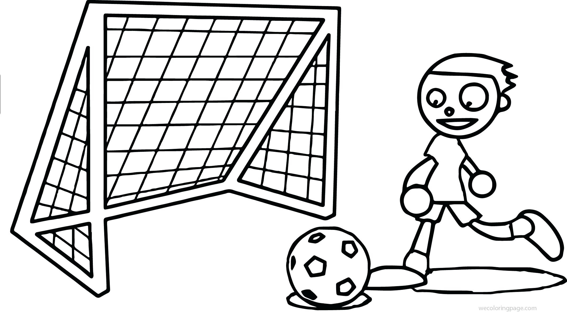 Soccer Net Drawing