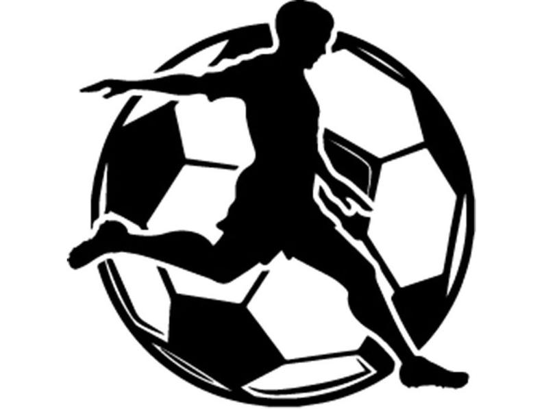 794x597 soccer logo player kick ball net goal futball field ball etsy