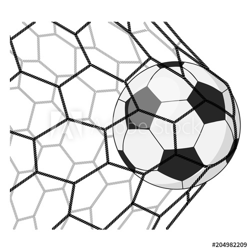 500x500 Soccer Ball In A Grid