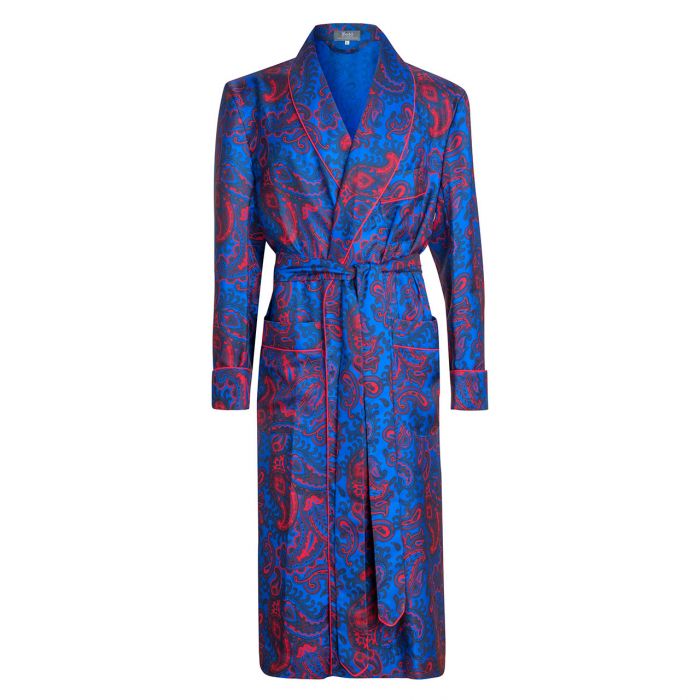 700x700 Exclusive Budd Paisley Gown In Budd Blue