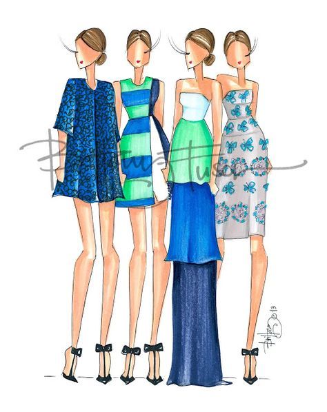474x598 Brittany Fuson Fashion Illustration