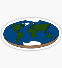 210x230 Flat Earth Society Drawing Stickers Redbubble