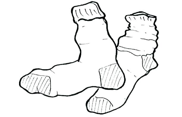 Sock Drawing | Free download on ClipArtMag
