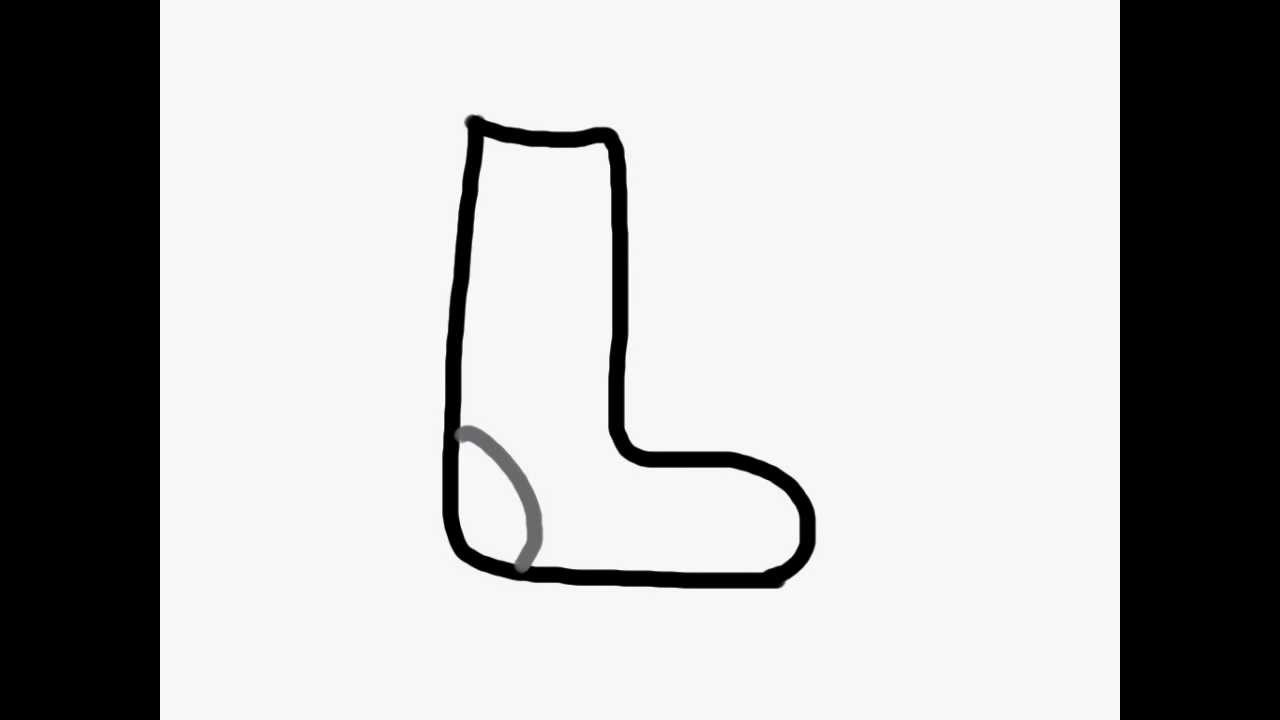1280x720 How To Draw A Sock