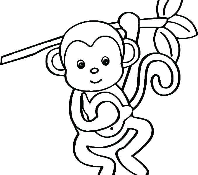 678x600 Sock Monkey Coloring
