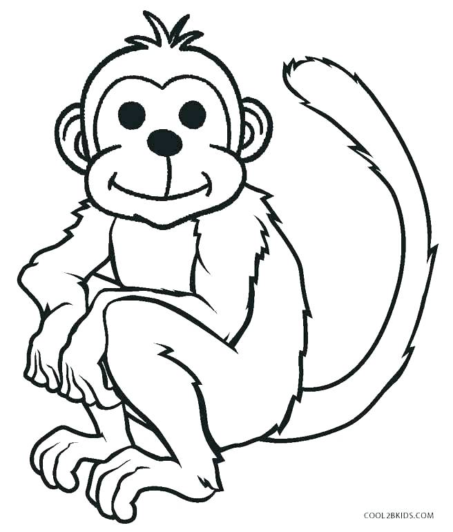 656x770 Sock Monkey Coloring Pages Free Cute Sheets F