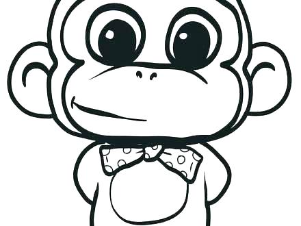 440x330 Cartoon Monkey Coloring Pages Free Printable Sock Monkeys Baby