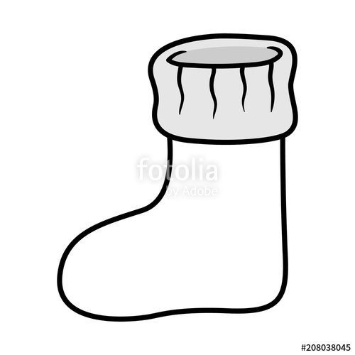 500x500 Cartoon Sock Illustration Stock Image And Royalty Free Vector