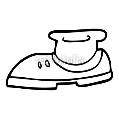 400x400 Line Drawing Cartoon Of A Shoe And Sock Buy Photos Ap Images