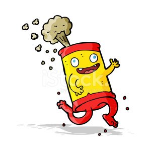 300x300 Cartoon Crazy Soda Can Stock Vectors