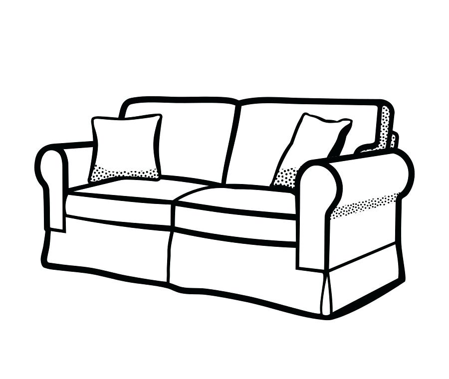 900x760 Drawing Of A Couch