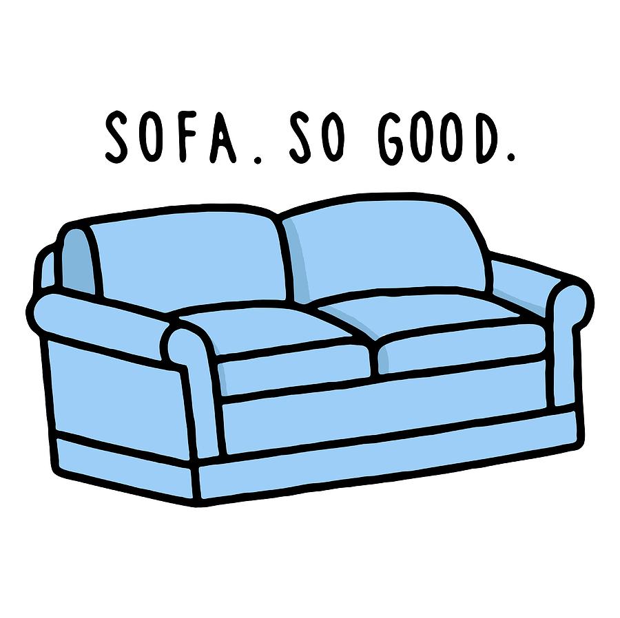 900x898 Sofa So Good Drawing