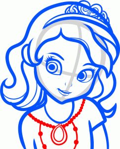 243x302 How To Draw Sofia The First Step Cookie Decorating Disney
