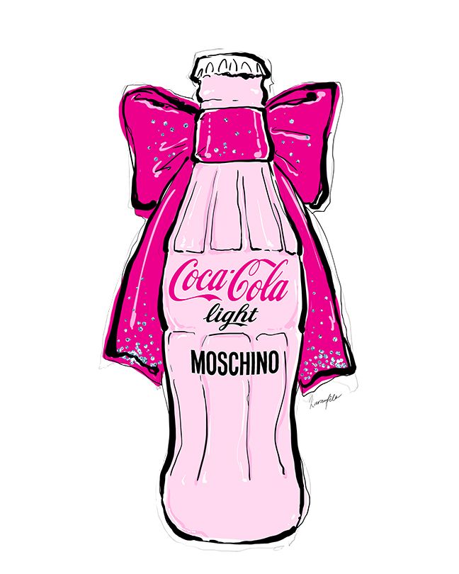 648x810 Fashion Illustration Prints Moschino, Pink