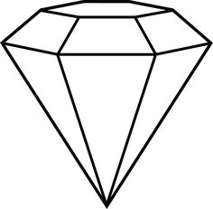 236x231 Collection Of 'diamond Drawing Template' Download More Than
