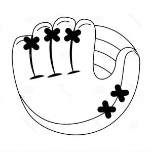 300x300 Photostock Vector Baseball Ball Sign Black Softball Icon Isolated