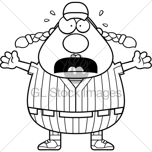500x500 Scared Softball Player Gl Stock Images