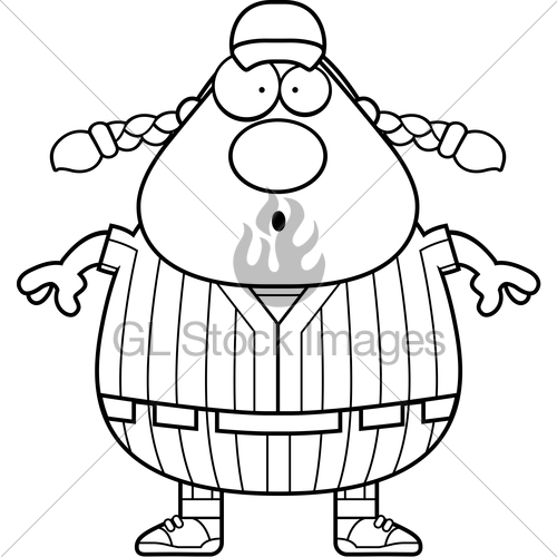 500x500 Surprised Softball Player Gl Stock Images