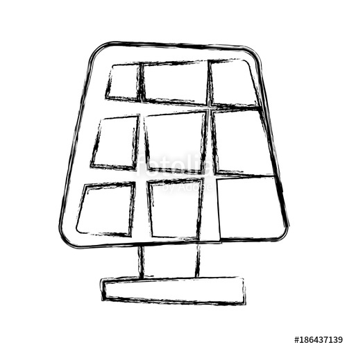 500x500 Solar Panel Energy Cartoon Stock Image And Royalty Free Vector