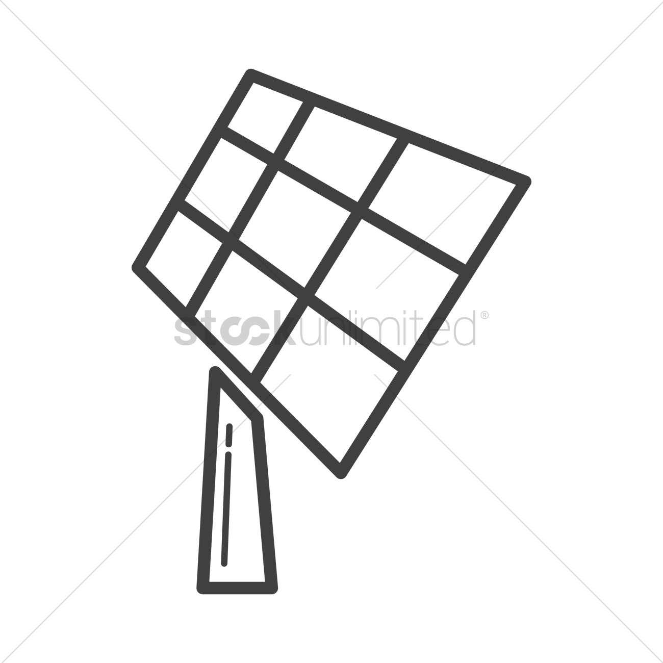 1300x1300 Solar Panel Vector Image