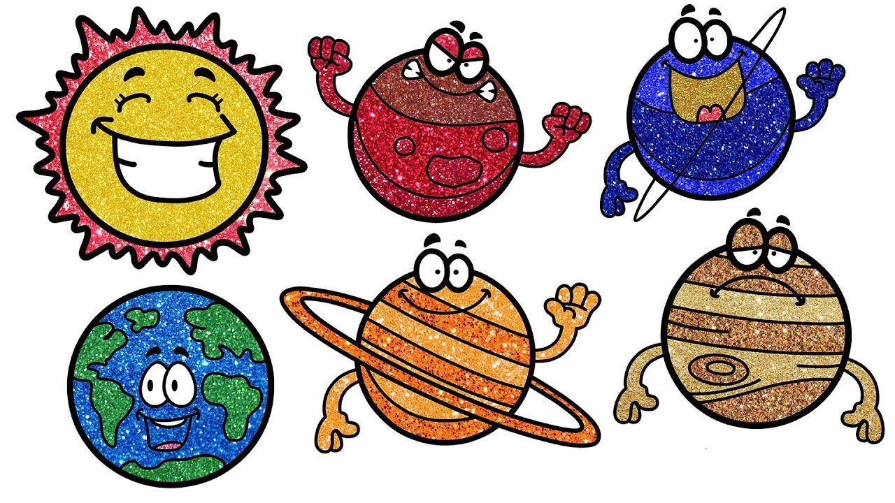 Solar System Cartoon Drawing | Free download on ClipArtMag