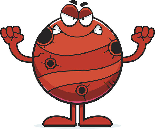 600x499 Angry Cartoon Mercury Art Print