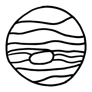 300x300 Collection Of Free Jupiter Drawing Solar System Download On Ui Ex