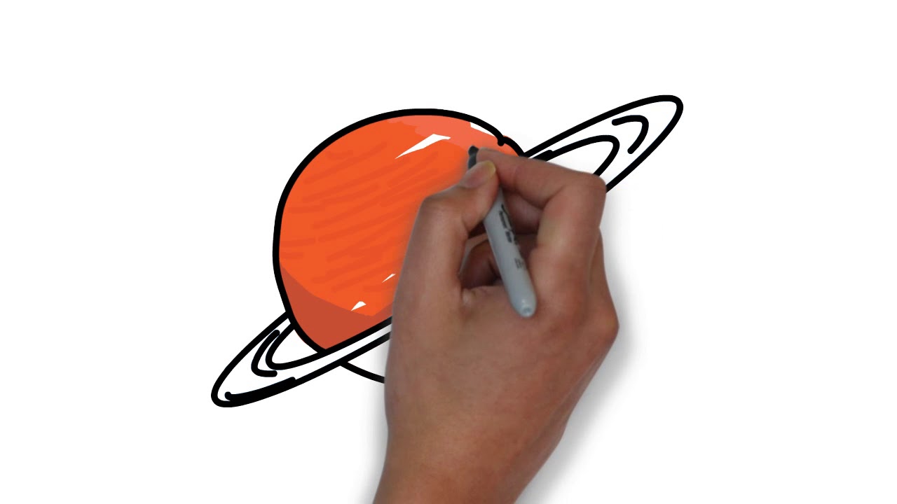 1280x720 How To Draw The Solar System Step