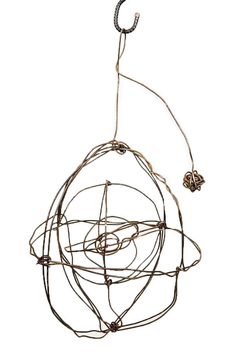 839x1200 Wire Solar System Tanden Launder Mixed Media Americana Artwork